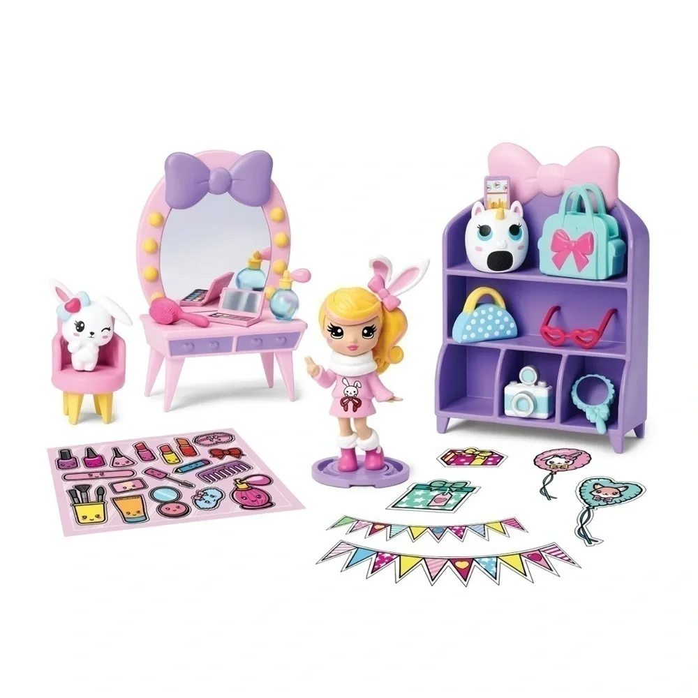 Brand New Party Popteenies Party Surprise Box Playset Collectible Mini Doll